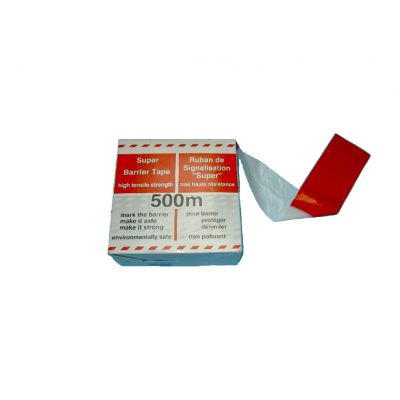 Afzetlint Markeringslint Rood/Wit 500 meter