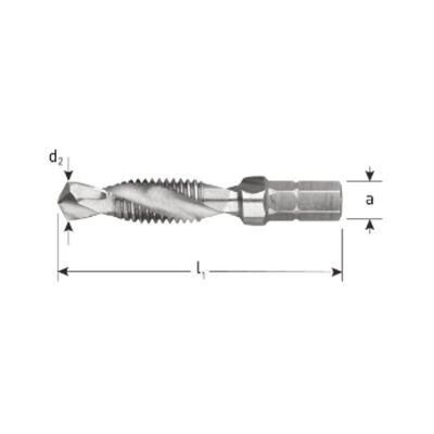 HSS-G Combi-boor/Tap-bit