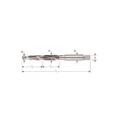 Rotec HSS-E Machinetap, Combiboor, M12