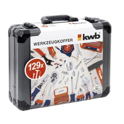 KWB Uitgebreide gereedschapskoffer 129 Delig