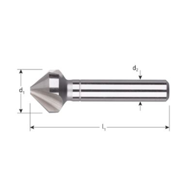 Rotec HSS-E PM Verzinkfrees 90°, DIN335C, ø6,3 (M3)