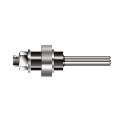 Rotec Spindel Met Lager Ø8, D2=12