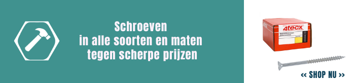 Welke schroeven gebruiken of kopen
Gerredschapskist.nl